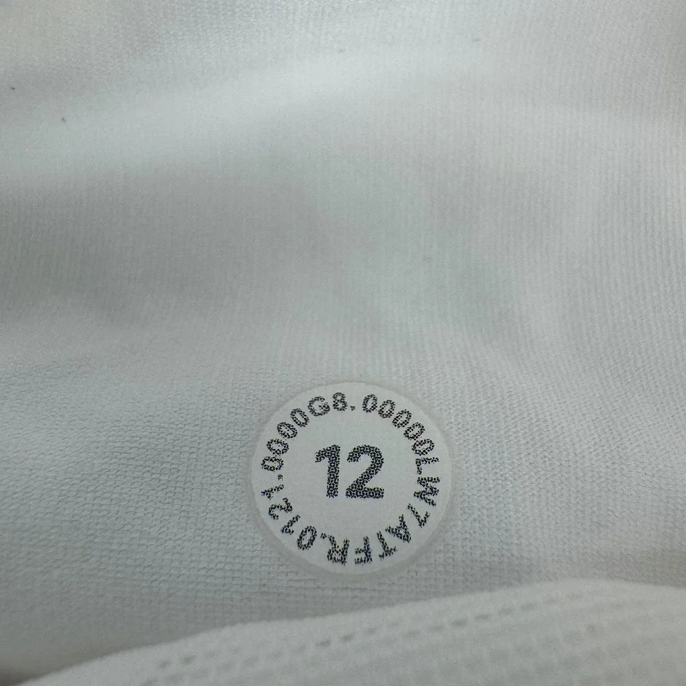 Lululemon Speed Up Low Rise Short 2.5 Lined White LW7ATFR Womens Size 12 NEW‎